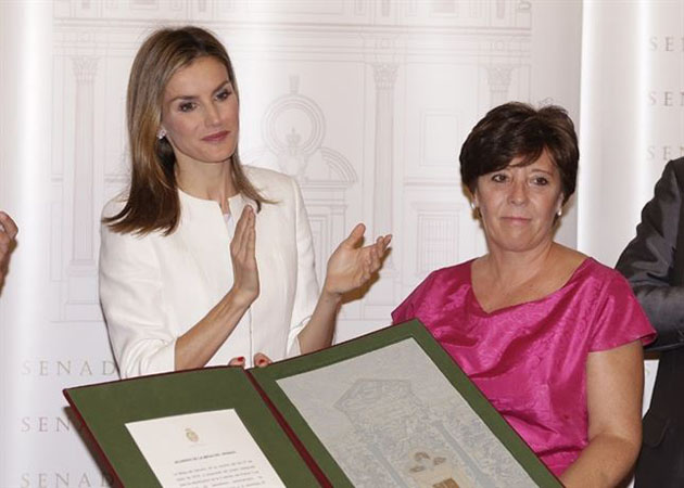 La reina Letizia durante su intervencin | Antonio Gutirrez