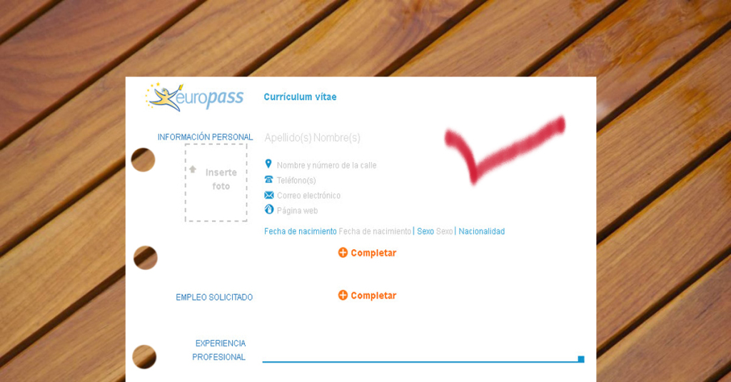 Al tratarse de un documento estandarizado a nivel europeo, su presentacin es ms simple y concreta