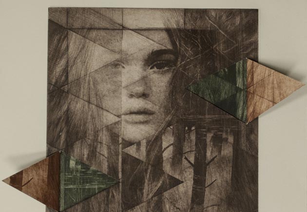Remembrance I, fotograbado sobre papel incisioni troquelado. Autor: Elisa de la Torre.