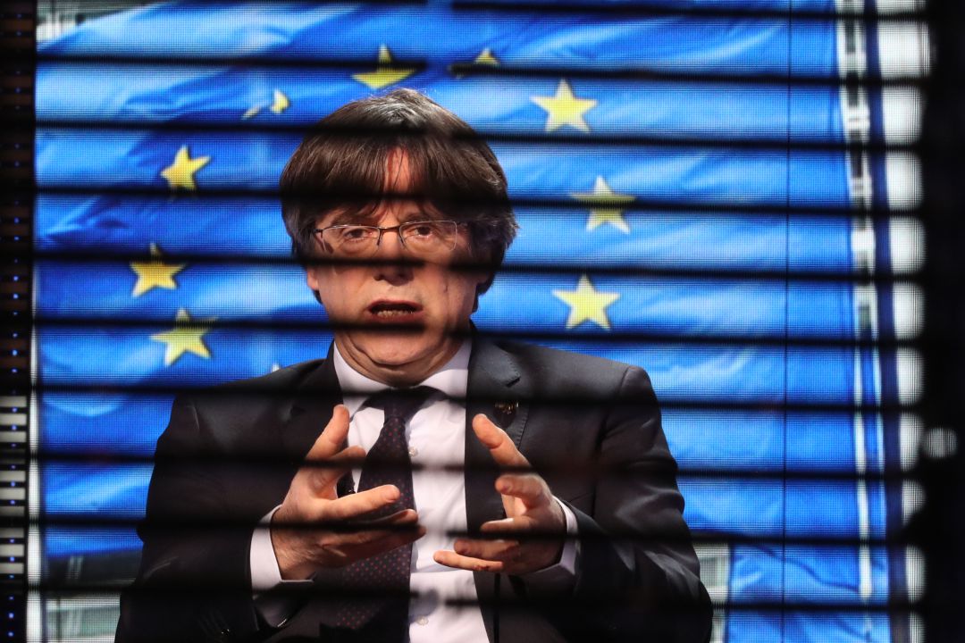 El eurodiputado de Junts per Catalunya, Carles Puigdemont