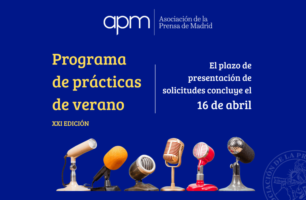 Prácticas de verano de la APM para estudiantes de Periodismo